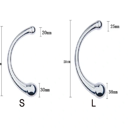 Elegant Anal Steel 5858 Hook Double Stainless Ended 0729